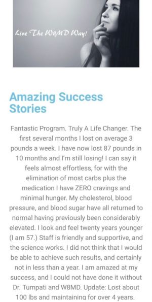 W8MD weight loss success stories NYC